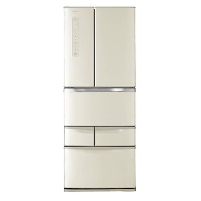 冷蔵庫 VEGETA スタンダードモデル 481L フレンチドア ブリーズシャンパン GR-F48FS(NC)