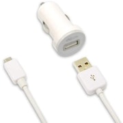 Micro Car charger 2.1A MircoUSB charge&sync cable DCA293-W