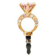 ST1207-05　 [イヤホンジャックアクセサリー　リング P-PINK]