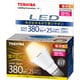 LED電球 E17口金 電球色 380lm 密閉器具対応 断熱材施工器具対応 E－CORE（イー・コア） LDA6L-G-E17/S