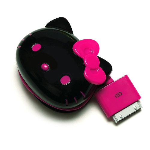 iPhone/iPod対応 サンリオキャラクター ダイカットＡＣ充電器 ハローキティ PG-KTYJU051DO