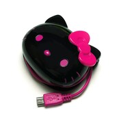 micro USB対応 サンリオキャラクター ダイカットAC充電器 ハローキティ PG-KTYJU052MU