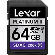 PlatinumII 200倍速 SDXC UHS-1カード Class10 64GB LSD64GBBJP200