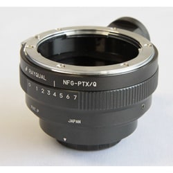 マウントアダプター レンズ側：ニコンF(Gレンズ対応) ボディ側：ペンタックスQ NFG-PTX/Q