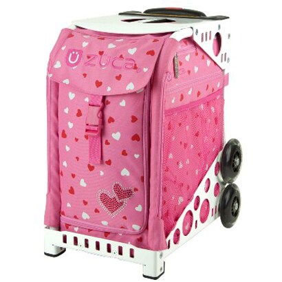 ZUCAスポーツ フレーム（ホワイト）＋インサートバッグ（スウィートハーツ） 旅行日数目安：1～2泊 29L ZUCA Sport Frame White＋Insert Bag Sweetheartz