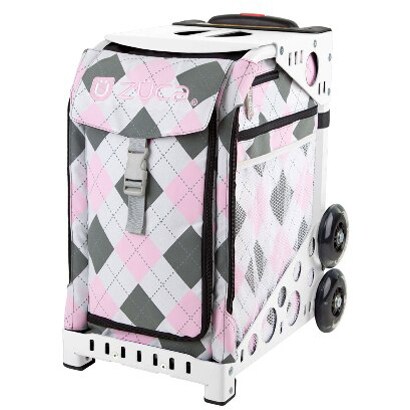 ZUCAスポーツ フレーム（ホワイト）＋インサートバッグ（ピンクアーガイル） 旅行日数目安：2～3泊 40.23L ZUCA Sport Frame White＋Insert Bag Pink Argyle