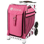 ZUCAスポーツ フレーム（ホワイト）＋インサートバッグ（ホットピンク） 旅行日数目安：1～2泊 29L ZUCA Sport Frame White＋Insert Bag Hot Pink
