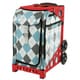 ZUCAスポーツ フレーム（レッド）＋インサートバッグ（ブルーアーガイル） 旅行日数目安：2～3泊 40.23L ZUCA Sport Frame Red＋Insert Bag Blue Argyle