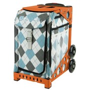ZUCAスポーツ フレーム（オレンジ）＋インサートバッグ（ブルーアーガイル） 旅行日数目安：2～3泊 40.23L ZUCA Sport Frame Orange＋Insert Bag Blue Argyle