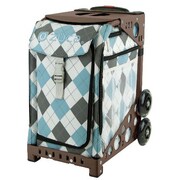 ZUCAスポーツ フレーム（ブラウン）＋インサートバッグ（ブルーアーガイル） 旅行日数目安：2～3泊 40.23L ZUCA Sport Frame Brown＋Insert Bag Blue Argyle
