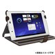 MEDIAS TAB UL N-08D専用 レザーケース ブラウン BSTPN08DLBR