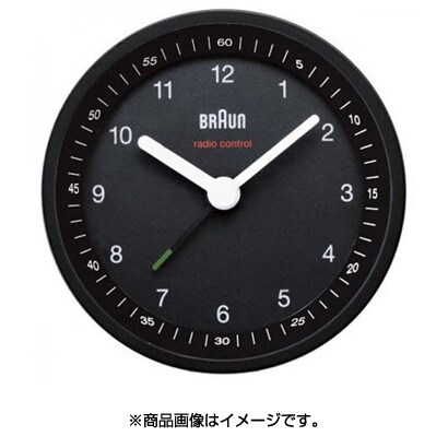 アナログアラームクロック BNC007BKBK-RC