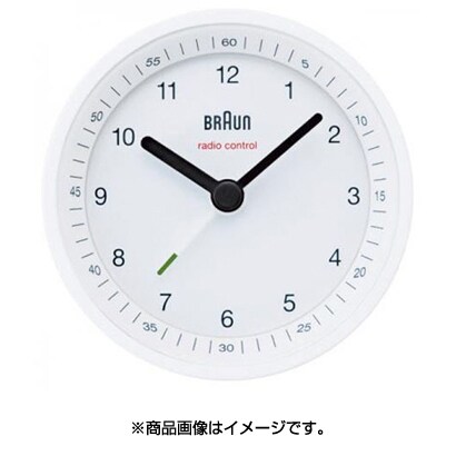 アナログアラームクロック BNC007WHWH-RC