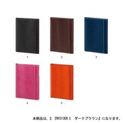 フォルダイアリー 2013年 月間+別冊ノート B6サイズ ダークブラウン RFD1308E