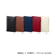 キーワード日付入 ポケットサイズ システム手帳 ブラウン 13JWP23C