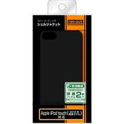 iPod touch 第5世代用ラバーコーティング・シェルジャケット/マットブラック RT-T5C4/B