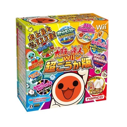 太鼓の達人Wii　超ごうか版　「太鼓とバチ」同梱版 [Wiiソフト]