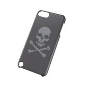 iPod touch 第5世代用 シェルカバー テクスチャ3 スカル AVA-T12PVT3