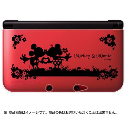 ディズニーキャラクター TPUカバー for ニンテンドー3DS LL ミッキー&ミニー シルエット [3DS LL用]