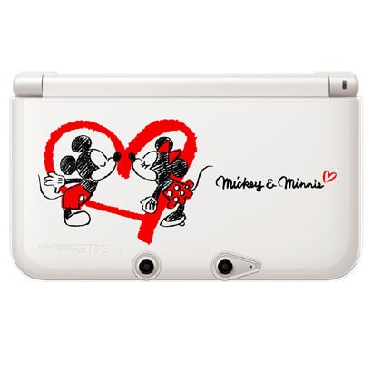 ディズニーキャラクター TPUカバー for ニンテンドー3DS LL ミッキー&ミニー ハート [3DS LL用]