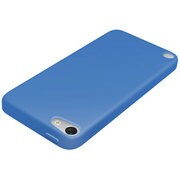 iPod touch 第5世代 シリコンケース 液晶保護フィルム付 ブルー BSIP12TCSBL