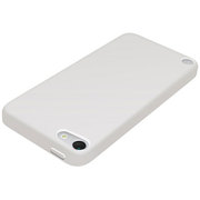 iPod touch 第5世代 光るシリコンケース 液晶保護フィルム付 ホワイト BSIP12TCSLWH