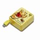 スマートフォン用巻取り式AC充電器 プー PG-DNYAC020POO