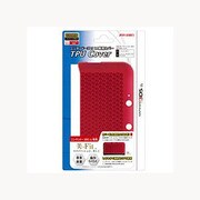 ニンテンドー3DSLL用 TPUカバー [クリアレッド]