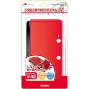 ANS-3D031RD [3DSLL用 TPUプロテクト3L クリアレッド]