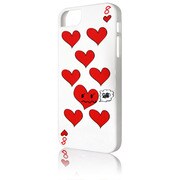 BI-IPVHEART/WH [iPhone SE/5s/5用UVコーティングケース ハートホワイト]
