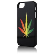 BI-IPVREGG/BK [iPhone SE/5s/5用UVコーティングケース レゲエブラック]