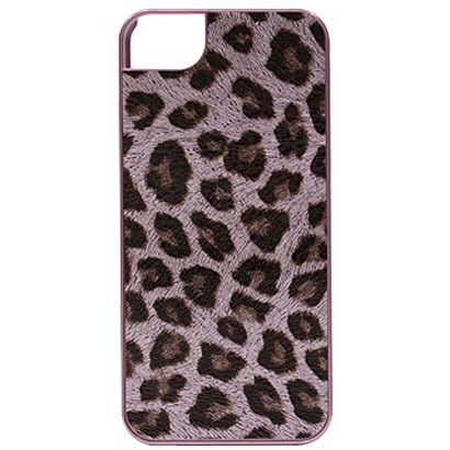 icover Combi Leopardケース [iPhone 5用 ピンク×パープル]
