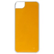 icover Combi Mirrorケース [iPhone 5用 ホワイト×イエロー]