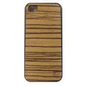 リアルwoodケース [iPhone 5用 Zebrawood]
