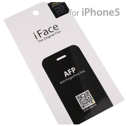 iface 指紋防止フィルム [iPhone 5用 2枚]
