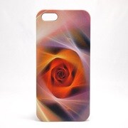 iC100RS [iPhone 5用 ラバーハードジャケット ローズ]