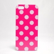 iC055PK [iPhone 5用 TPUジャケット ドット ピンク]