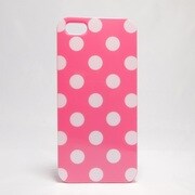 iC055BP [iPhone 5用 TPUジャケット ドット ベビーピンク]