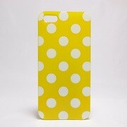 iC055YL [iPhone 5用 TPUジャケット ドット イエロー]