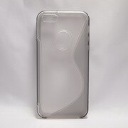 iC054GY [iPhone 5用 TPUジャケット コンビ グレー]