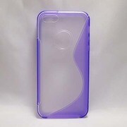 iC054PU [iPhone 5用 TPUジャケット コンビ パープル]