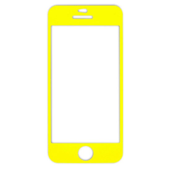 iCF03YL [iPhone 5用 カラー保護フィルム]