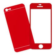 iCF02RD [iPhone 5用 カラー保護フィルム 両面]