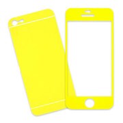 iCF02YL [iPhone 5用 カラー保護フィルム 両面]