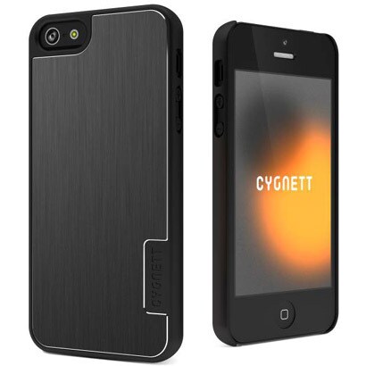 CY0858CPURB [iPhone 5用 Black UrbanShield Hard Case With Metal Cover]