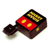 iPhone/iPod用Dockコネクタ接続リール式AC充電器 ミッキーマウス PG-DNYAC021MKY