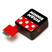 iPhone/iPod用Dockコネクタ接続リール式AC充電器 ミッキーマウス PG-DNYAC022MNE