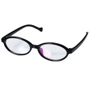 ブラック 子供用 PC GLASSES オーバル