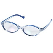 ブルー 子供用 PC GLASSES オーバル