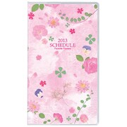 日付入り手帳 押し花 AM06017